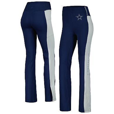 Women's Fanatics Navy Dallas Cowboys Studio Fitted Flared Leggings