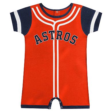 Infant Fanatics Branded Orange Houston Astros Fast Pitch Romper