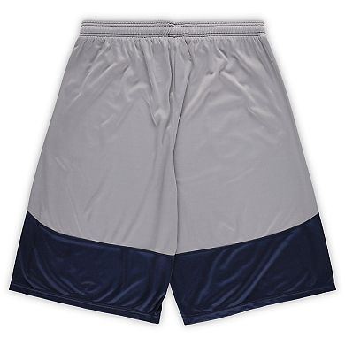 Men's Fanatics Branded Navy Houston Texans Big & Tall Team Logo Shorts