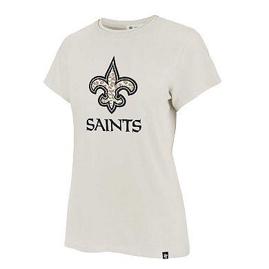Women's '47 Cream New Orleans Saints Panthera Frankie T-Shirt