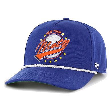 Men's '47 Royal New York Mets Wax Pack Collection Premier Hitch Adjustable Hat