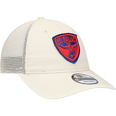 Men's New Era Tan FC Dallas Game Day 9TWENTY Adjustable Trucker Hat