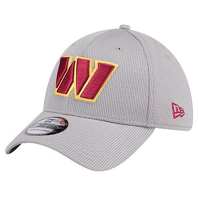 Men's New Era Gray Washington Commanders Active 39THIRTY Flex Hat