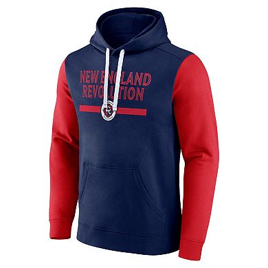 Men's Fanatics Branded Navy New England Revolution To Victory Pullover Hoodie