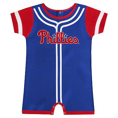 Infant Fanatics Branded Royal Philadelphia Phillies Fast Pitch Romper