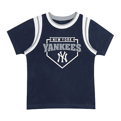 Preschool Fanatics Branded New York Yankees Loaded Base T-Shirt & Shorts Set