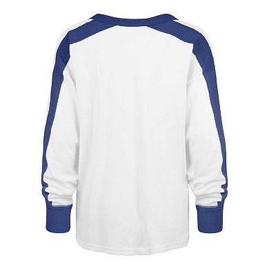 Women's '47 White New England Patriots Premier Caribou Long Sleeve T-Shirt
