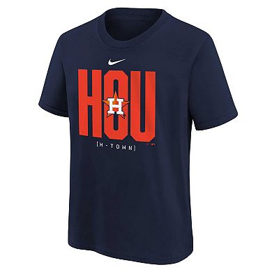 Youth Nike Navy Houston Astros Scoreboard T-Shirt