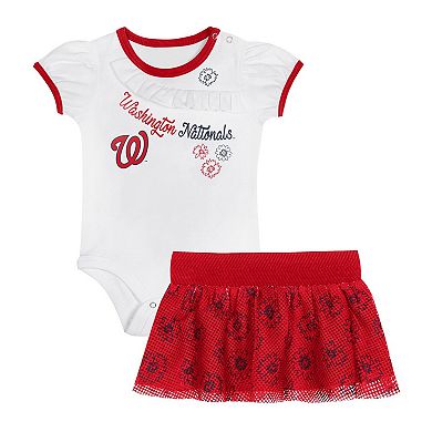 Infant Washington Nationals Sweet Bodysuit & Skirt Set