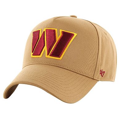 Men's '47 Tan Washington Commanders Ballpark MVP Adjustable Hat