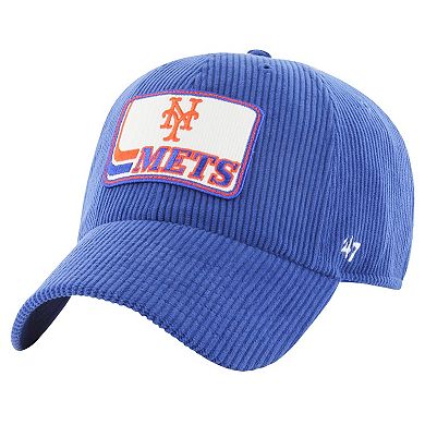 Men's '47 Royal New York Mets Wax Pack Collection Corduroy Clean Up Adjustable Hat
