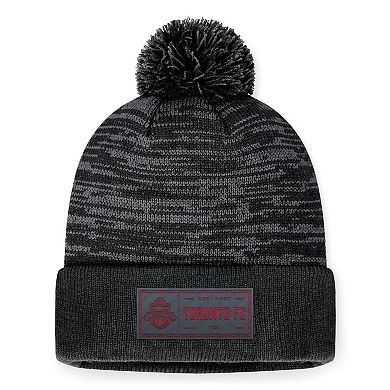 Men's Fanatics Branded Heather Charcoal Toronto FC Low Key Cuffed Knit Hat with Pom