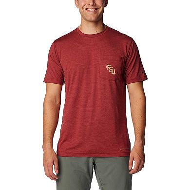 Men's Columbia Garnet Florida State Seminoles Tech Trail Omni-Wick T-Shirt