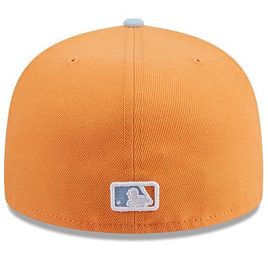 Men's New Era Orange/Light Blue Chicago White Sox Spring Color Basic Two-Tone 59FIFTY Fitted Hat