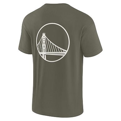 Unisex Fanatics Signature Olive Golden State Warriors Elements Super Soft Short Sleeve T-Shirt