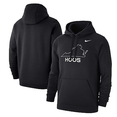 Men's Nike Black Virginia Cavaliers Dark Mode Fleece Pullover Hoodie