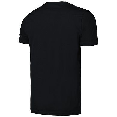 Men's New Era Black Carolina Panthers Camo Logo T-Shirt