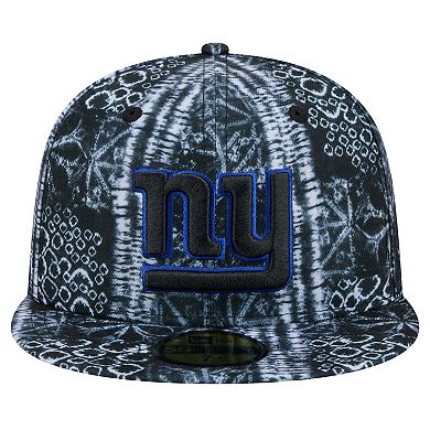 Men's New Era Black New York Giants Shibori 59FIFTY Fitted Hat