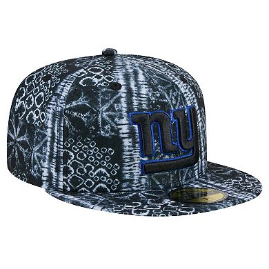 Men's New Era Black New York Giants Shibori 59FIFTY Fitted Hat