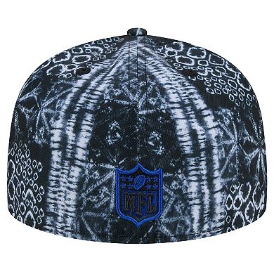 Men's New Era Black New York Giants Shibori 59FIFTY Fitted Hat