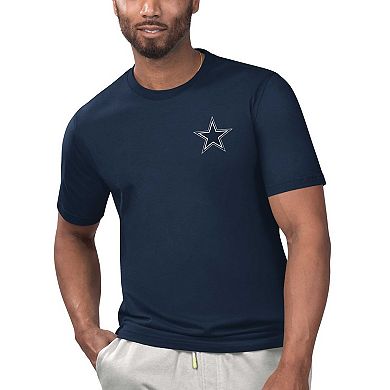 Men's Margaritaville Navy Dallas Cowboys Licensed to Chill T-Shirt