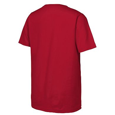 Youth Crimson Oklahoma Sooners Softball T-Shirt