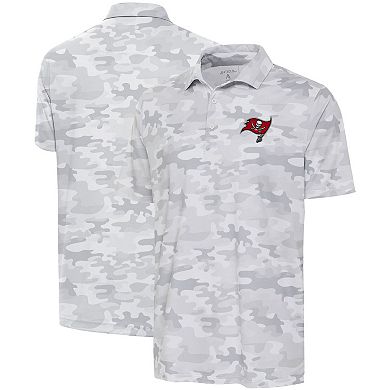 Men's Antigua White Tampa Bay Buccaneers Collide Polo