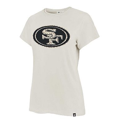 Women's '47 Cream San Francisco 49ers Panthera Frankie T-Shirt