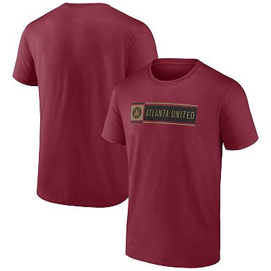 Men's Fanatics Branded Red Atlanta United FC Block T-Shirt