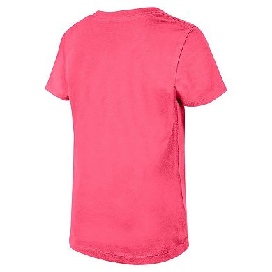 Youth New Era Pink San Francisco 49ers Flip Sequins V-Neck T-Shirt