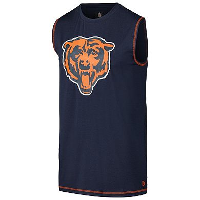 Men's New Era Navy Chicago Bears Tank Top