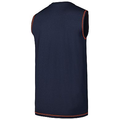 Men's New Era Navy Chicago Bears Tank Top