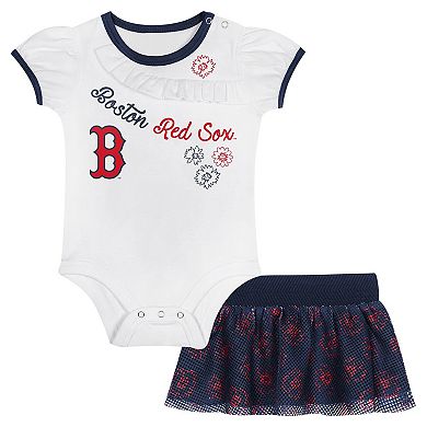 Newborn & Infant Boston Red Sox Sweet Bodysuit & Skirt Set