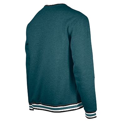 Men's New Era Midnight Green Philadelphia Eagles Big & Tall Pullover Sweatshirt