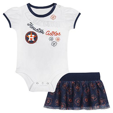 Newborn & Infant Houston Astros Sweet Bodysuit & Skirt Set
