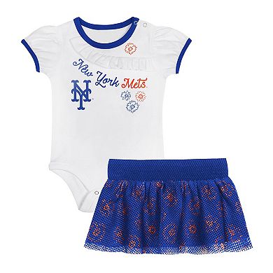 Infant New York Mets Sweet Bodysuit & Skirt Set