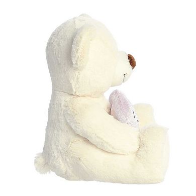 Aurora Medium Off-white Spring 11" I Love You Mom Bear Vibrant Stuffed Animal