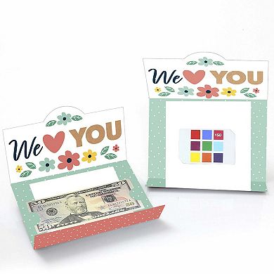 Big Dot Of Happiness Grandma, Happy Mother's Day - Grandmother Money & Gift Card Holders 8 Ct