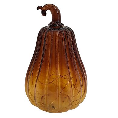 Celebrate Together™ Fall Amber LED Glass Mushroom