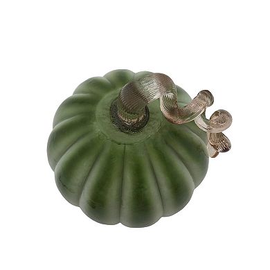 Celebrate Together™ Fall Green Stripe Glass Gourd