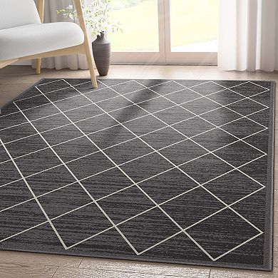 Well Woven Kings Court Clover Flat-Weave Area Rug