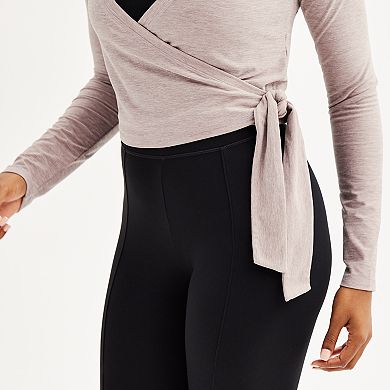 Women's FLX Wander Ballet Wrap Long Sleeve Top