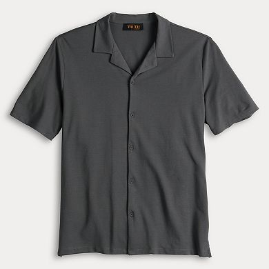 Men's For The Republic Short Sleeve Button Down Knit Shirt