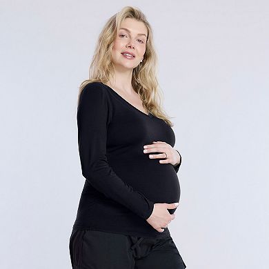 Maternity Motherhood® Side Ruched Tee