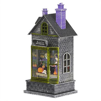 Roman Mini Witch's Potion Shop LED Glitter Globe Halloween Table Decor