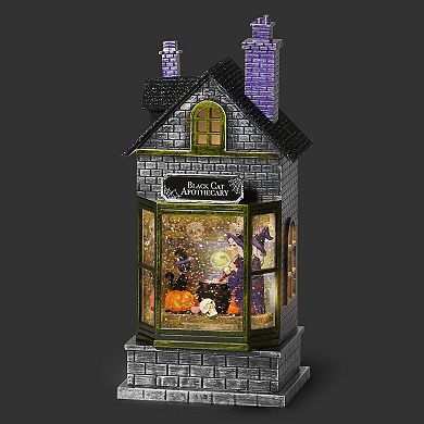 Roman Mini Witch's Potion Shop LED Glitter Globe Halloween Table Decor