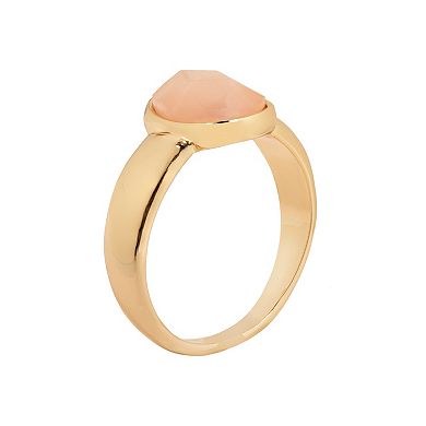 LC Lauren Conrad Gold Tone Pear Shape Stone Ring