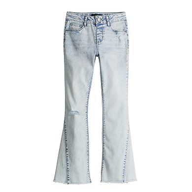 Girls 7-16 Vanilla Star Gusset Flare Leg Jeans