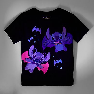 Disney's Lilo & Stitch Girls 7-16 Glow-In-The-Dark Halloween Graphic Tee