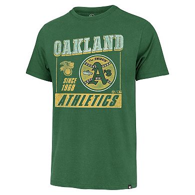 Men's '47 Green Oakland Athletics Outlast Franklin T-Shirt